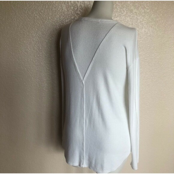 Michael Stars Pull Over Tunic Long Sleeve Sweater L White New - Picture 1 of 8